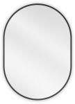 Vonios veidrodis Mexen Loft Oval, 70 x 50 cm, juodas