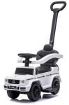 Stumiamas automobilis vaikams Sun Baby Mercedes Benz G, baltas