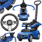 Stumiamas automobilis vaikams Mercedes C-Class Coupe Sun Baby, mėlynas
