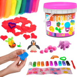 "Ciastolin" plastilino rinkinys Modeliavimo plastilinas 10 spalvų