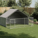 Lauko voljeras &scaron;unims su aptvaru, 3x3x1,9m, plienas