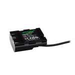 Kroviklis fotoaparatui Baterijos adapteris-emuliatorius Canon LP-E6, LP-E6N su USB-C maitinimo &scaron;altiniu