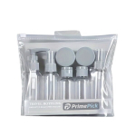 Kelioninis Kosmetikos Indelių Rinkinys Pilkas 9 vnt. PrimePick