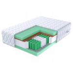 Dvipusis ki&scaron;eninis čiužinys GREEN MAX su kokoso sluoksniu, 20 cm, H3/H3, 160x200 cm