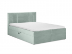 Lova Mazzini Beds Afra 200x200 cm, &scaron;viesiai žalia