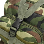 Militaristinio stiliaus kuprinė, 50 l, žalia