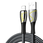 USB Kabelis Joyroom 'Mermaid' juodas 'Lightning' 120cm
