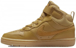 Laisvalaikio bateliai vaikams Nike Court Borough Mid 2 Brown CD7783 701 CD7783 701/11K