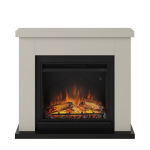 Pastatomas elektrinis židinys Tagu Frode Light Beige