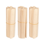 Didelės medinės mentelės 150x18x1,8 mm - 150 vienetų