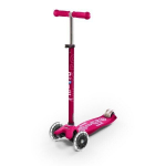 Triratis paspirtukas Micro Maxi Deluxe LED Pink