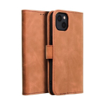 Dėklas telefonui Tender Book skirtas Xiaomi Redmi Note 11 / 11s, rudas