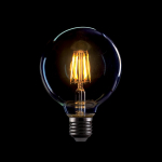 dim.led vintažinė lempa g80 8w e27 2700k