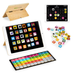 Medinė edukacinė plan&scaron;etė, magnetinė lenta Eco Toys G090