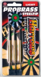Strėlyčių komplektas Harrows Pro Brass