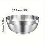 Nerūdijančio plieno dubenėlių rinkinys, 12,5 cm / 4,92 colio (5 dalys)