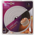"Baltimore" LED juostelė COOL WHITE LED 5M 24V KIT WITH PILOT POWER SUPPLY