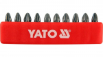 Antgalių rinkinys Yato PZ2x25mm 1/4", 10vnt.