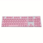 104 Mygtukų Mechaninės Klaviatūros Ap&scaron;viesti Klavi&scaron;ai Keycaps, Sytle Pink