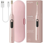 "SpinelCare SmileOn Pink" dantų &scaron;epetėlis + rožinis dėklas