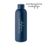 Metalinė termo gertuvė "Geriausia mokytoja" (500ml), Mėlyna