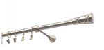 Viengubas karnizas 19mm OLIMP, 250 cm, antikos