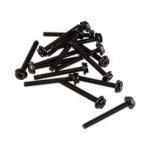 XSPC Screws Type 6-32, 30mm, 16 pieces, black (5060175587787)