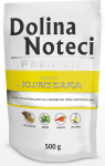 DOLINA NOTECI &scaron;lapias suaugusių &scaron;unų maistas, su jautiena, kiauliena ir vi&scaron;tiena, 500 g