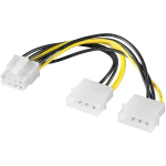 Akyga AK-CA-29, Molex/PCI-E 8-pin, 15 cm