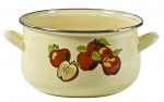 DOMOTTI emaliuotas puodas Apple, 18 cm