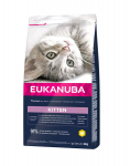 Eukanuba Cat Kitten All Breeds Healthy Start kačiukams su vi&scaron;tiena ir kepenėlėmis, 10 kg