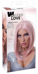 Moteri&scaron;kas perukas Wigged Love, rožinis