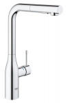 GROHE Essence virtuvinis mai&scaron;ytuvas su i&scaron;traukiamu du&scaron;eliu, chromas 30270000
