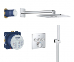 Grohe GROHTHERM SmartControl + Rainshower 310 SmartActive Cube potinkinė termostatinė sistema 34706000