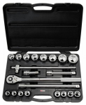 Galvučių komplektas KS tools 19-50mm, 21vnt