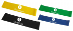 Mank&scaron;tos juostų rinkinys SVELTUS AEROBIC LATEX BANDS, 4vnt