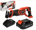 Akumuliatorinis tiesinis siaurapjūklis Yato YT-82814 18V