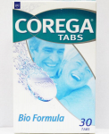 Protezų valiklis Corega Tabs Bio Formula 30 vnt