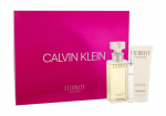 Rinkinys Calvin Klein Eternity moterims: kvapusis vanduo EDP, 100 ml + kūno losjonas, 100 ml + kelioinis kvapusis vanduo EDP, 10 ml