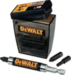 Smūginių sukimo antgalių komplektas DeWalt 1/4" 16 vnt.
