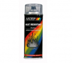 Kar&scaron;čiui atsparus skaidrus lakas +800&deg;C Motip 04033 400ml