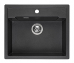 Granito plautuvė REGINOX Amsterdam 54 Tapwing, Black Silvery