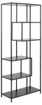 Lentyna Seaford, 77x35x185 cm, juoda