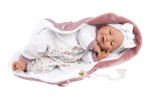 Verkianti lėlė kūdikis mergaitė su vokeliu Llorens 74040, 42 cm