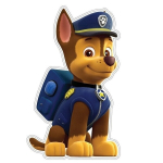Vaiki&scaron;kas sienų lipdukas Paw Patrol Chase