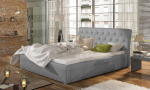 Lova NORE Milano MD, 180x200 cm, pilka