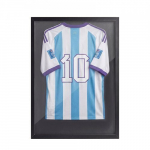 Jersey rėmelio vitrina 90x70x3 cm juoda