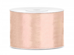 Satino juostelė Peach, &scaron;viesiai oranžinės spalvos, 50 mm/25 m, 1 vnt/25 m