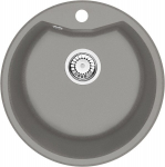 Granitinė virtuvinė plautuvė Deante Solis ZRS S803, Metallic grey