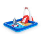 Pripučiamas baseinas su čiuožykla Bestway Lifeguard, 2.34 m x 2.03 m x 1.29 m